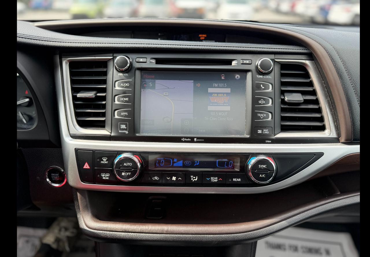 Toyota Highlander Limited AWD V6 2015