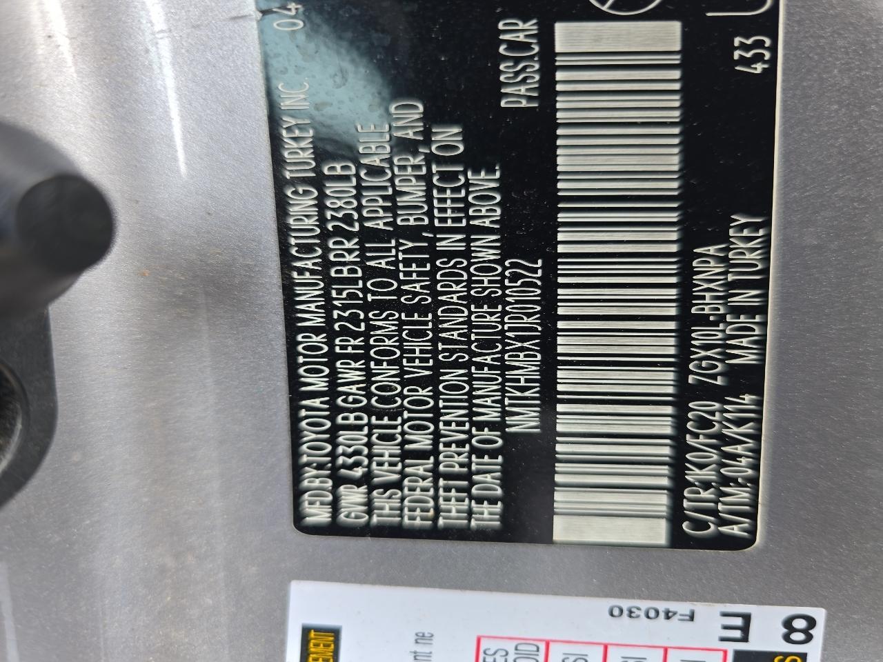 Toyota C-HR XLE 2018