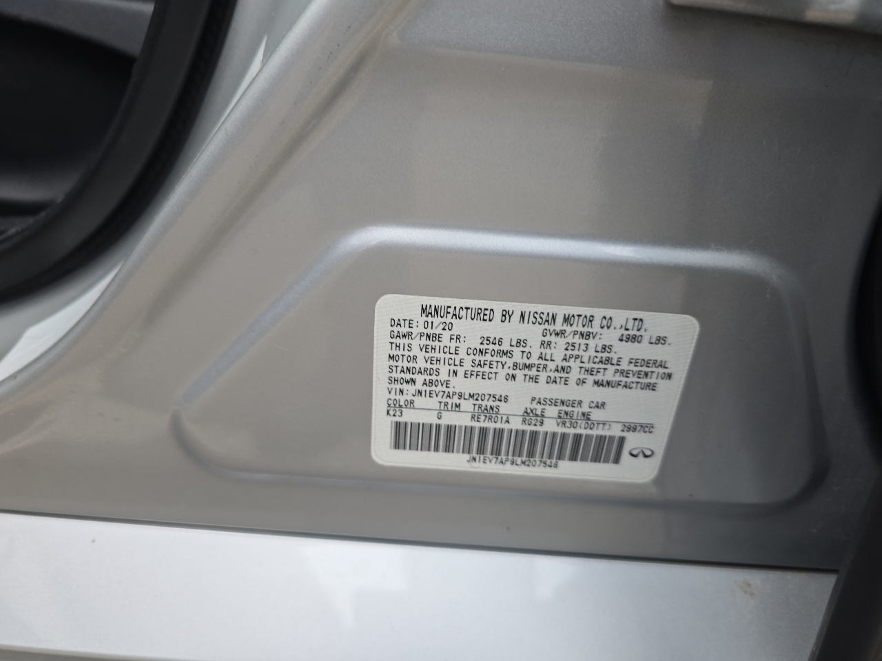 Infiniti Q50 3.0t LUXE 2020