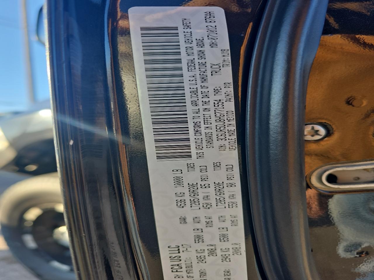 RAM 2500 SLT Crew Cab SWB 4WD 2017