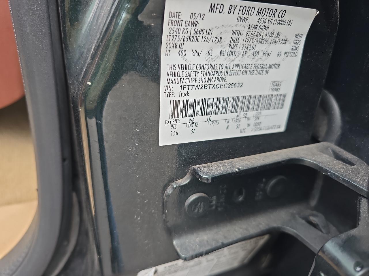 Ford F-250 SD King Ranch Crew Cab 4WD 2012