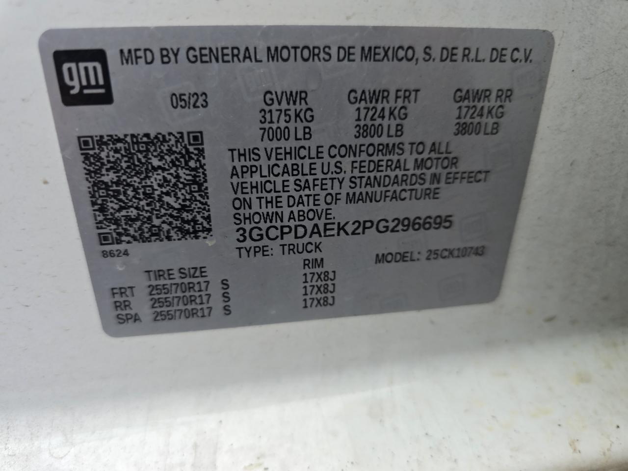 Chevrolet Silverado 1500 Work Truck Crew Cab 4WD 2023