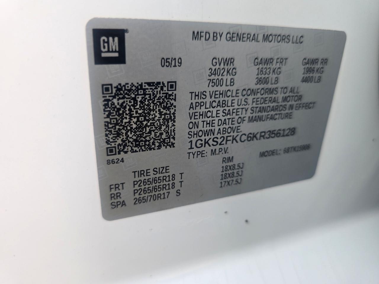 GMC Yukon XL SLE 4WD 2019