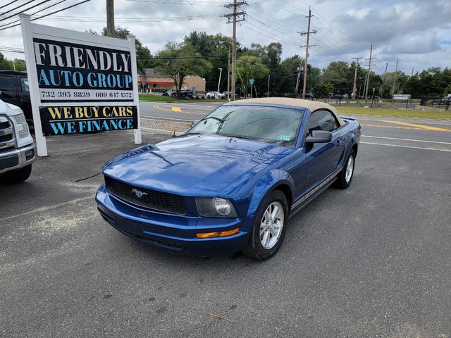 Blue 2007 Ford Mustang Convertible Rear-Wheel Drive Automatic