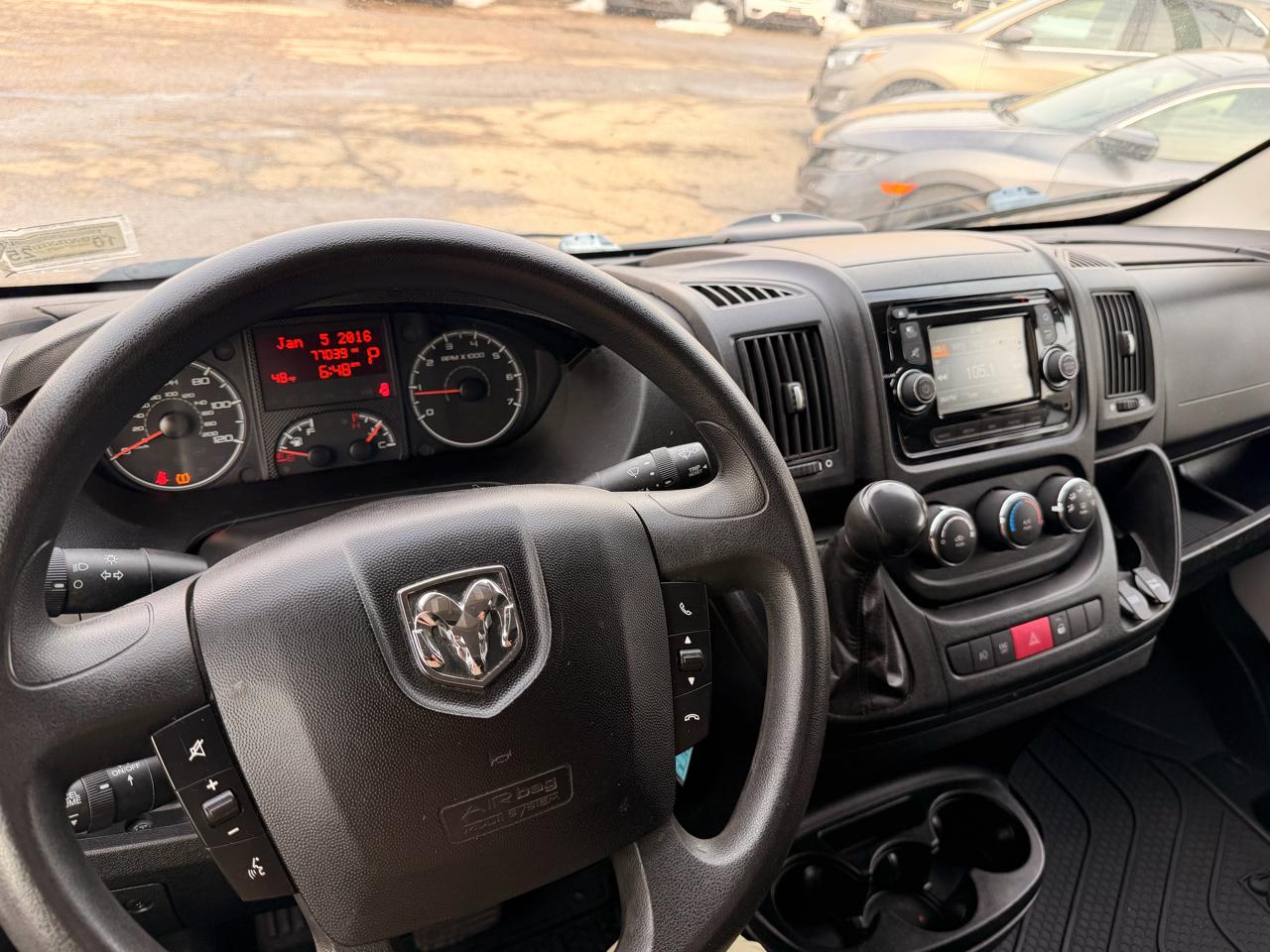 RAM ProMaster Cargo Van 3500 High Roof 159" WB EXT 2017