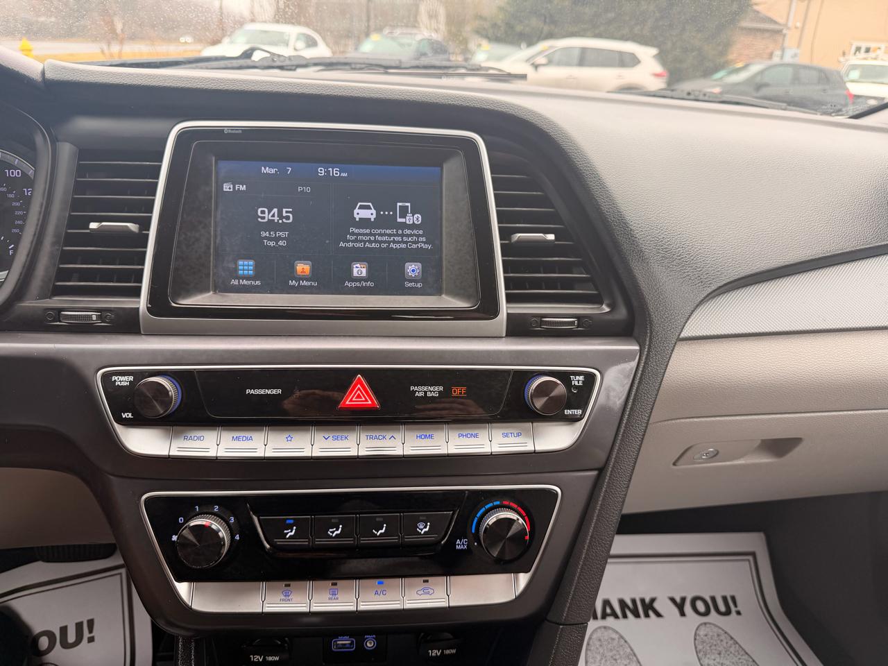 Hyundai Sonata SE 2.4L SULEV 2018