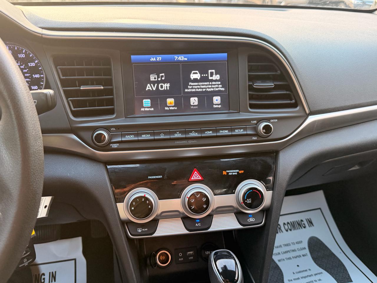 Hyundai Elantra SEL Auto 2019
