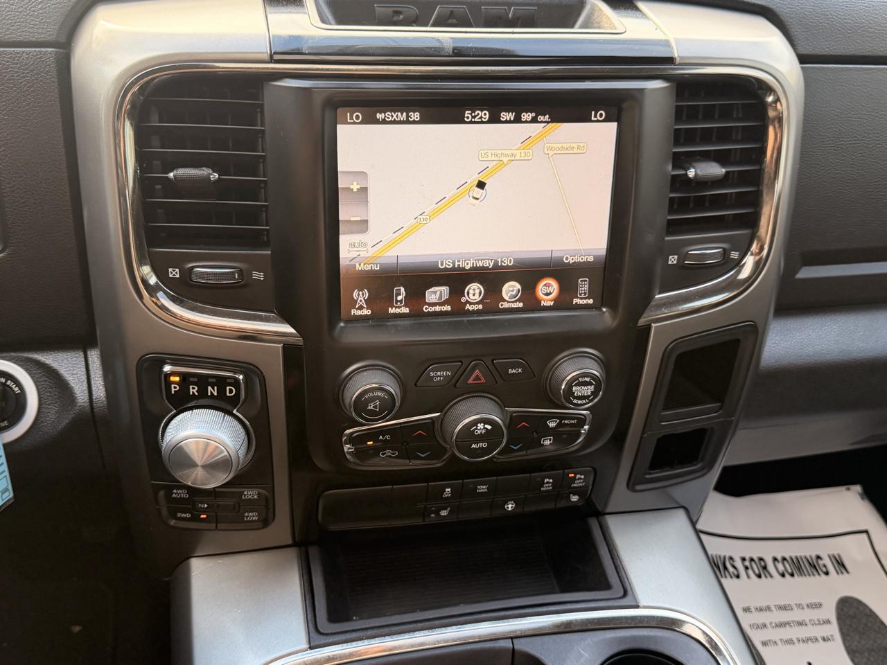 RAM 1500 4WD Crew Cab 140.5" Sport 2016