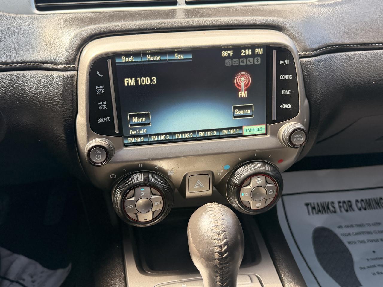 Chevrolet Camaro 2dr Cpe LT w/1LT 2015