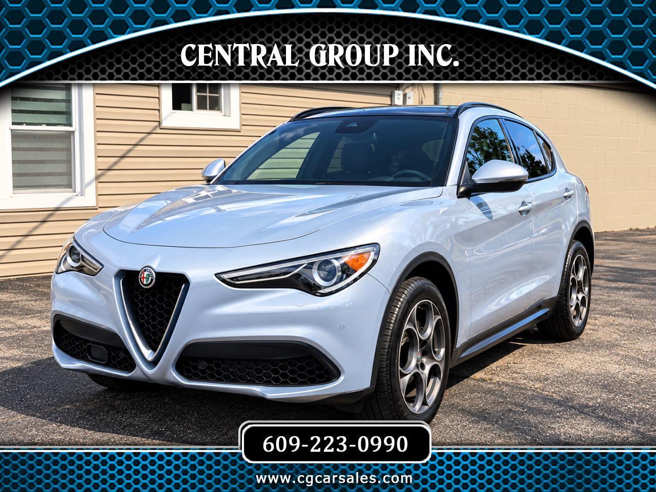 Gray 2022 Alfa Romeo Stelvio SUV / Crossover All-Wheel Drive Automatic