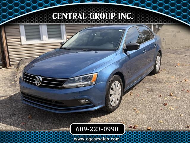 Blue 2016 Volkswagen Jetta Sedan Front-Wheel Drive Manual