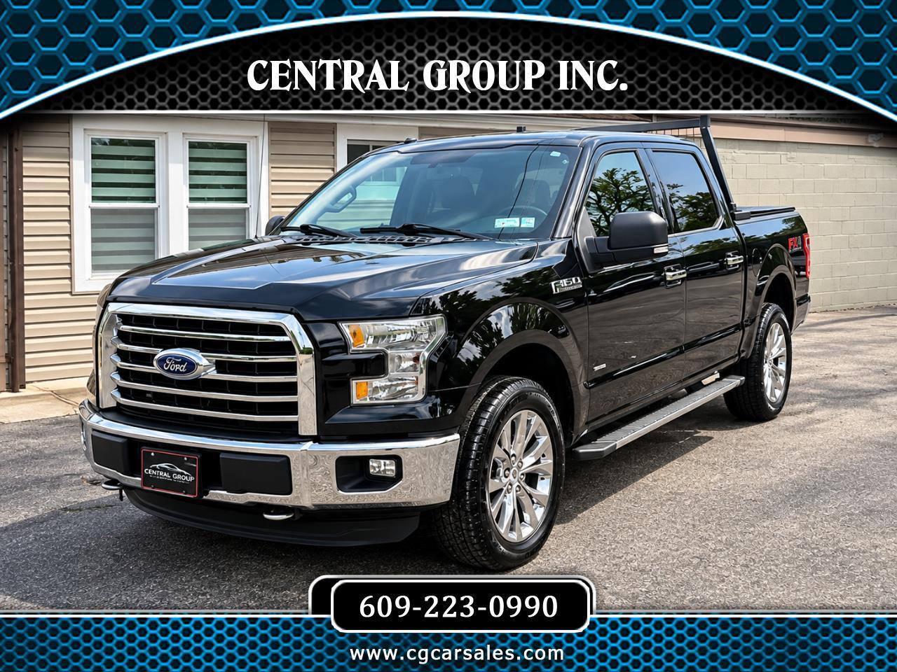 Black 2016 Ford F-150 Pickup Truck Four-Wheel Drive Automatic