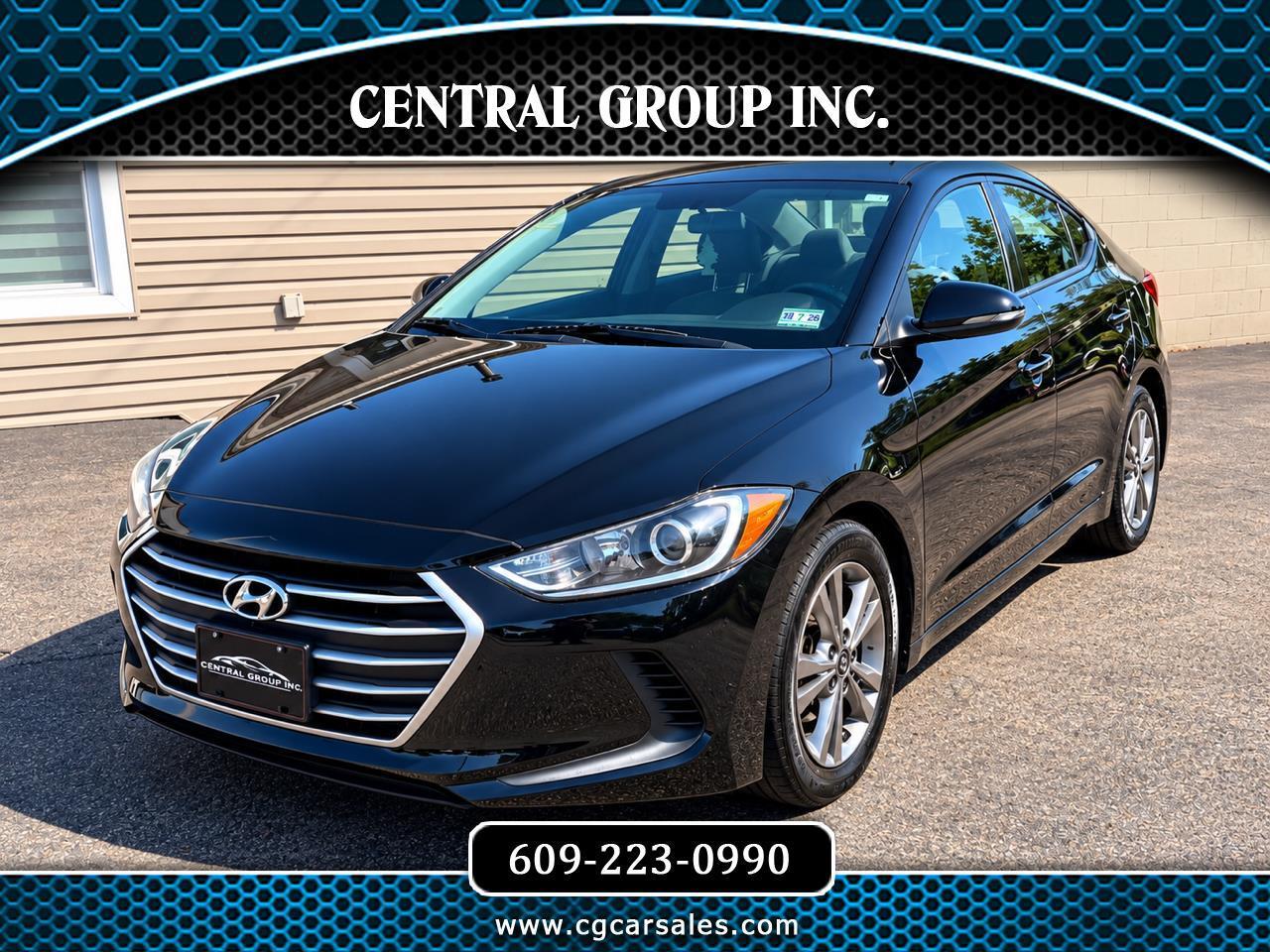 Black 2017 Hyundai Elantra Sedan Front-Wheel Drive Automatic