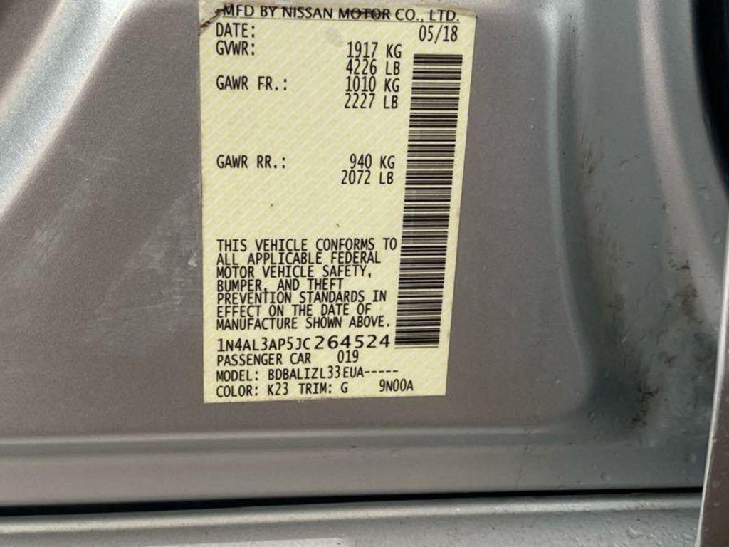 Nissan Altima 2.5 S 2018