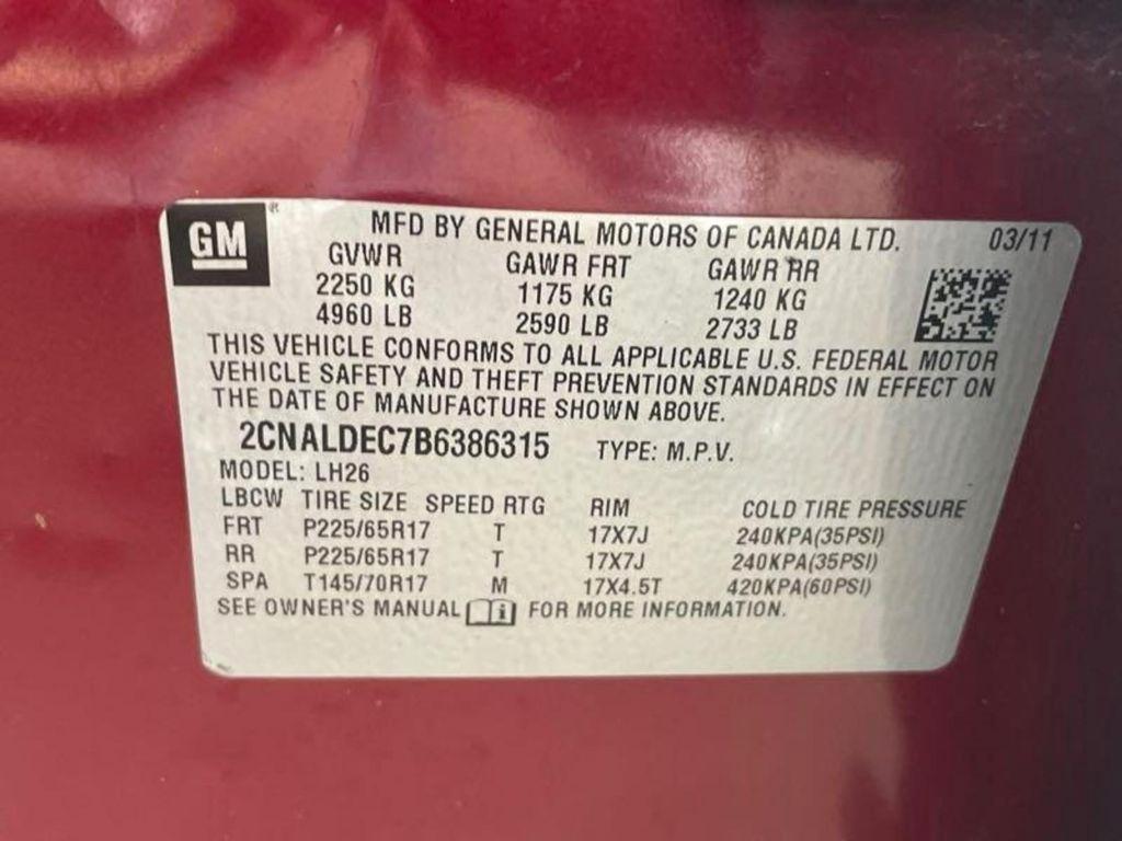 Chevrolet Equinox 1LT 2WD 2011