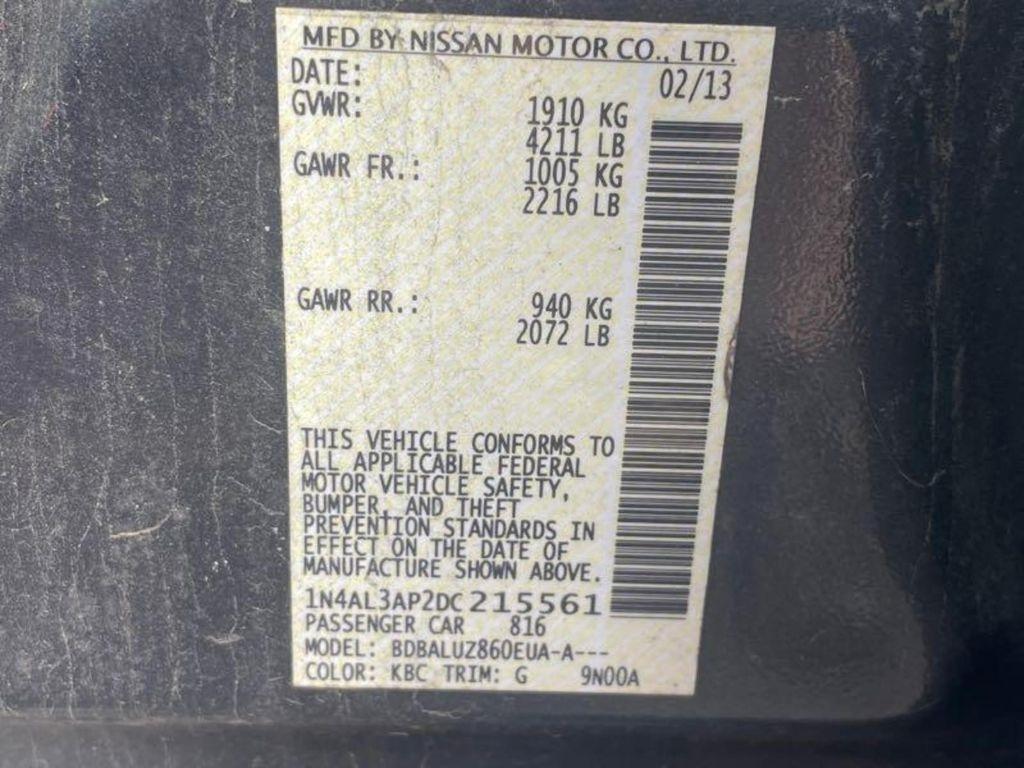 Nissan Altima 2.5 2013