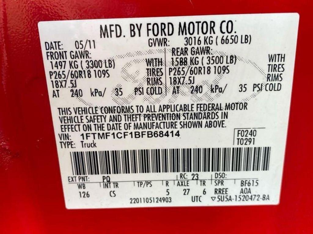 Ford F-150 STX 6.5-ft. Bed 2WD 2011