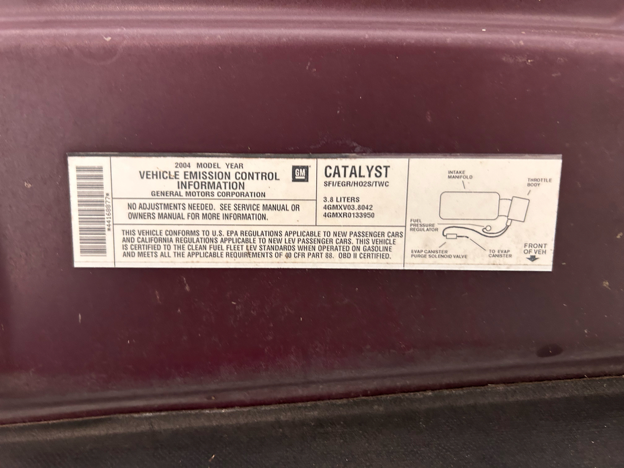 Buick LeSabre 4dr Sdn Custom 2004