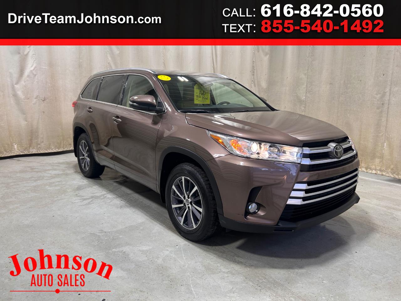 Toyota Highlander XLE V6 AWD (Natl) 2017 Toyota Highlander XLE V6 AWD (Natl) 2017