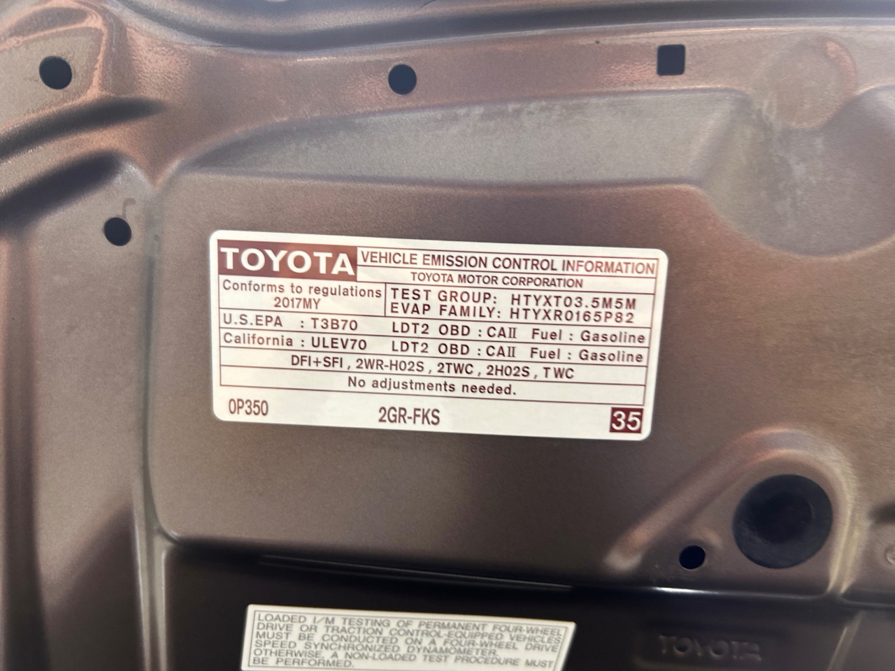 Toyota Highlander XLE V6 AWD (Natl) 2017 Toyota Highlander XLE V6 AWD (Natl) 2017