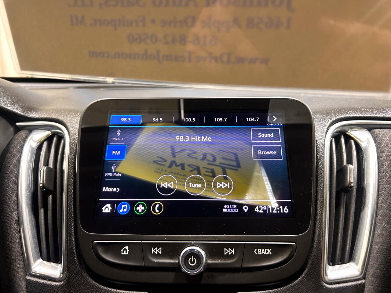 Chevrolet Malibu 4dr Sdn LT w/1LT 2019