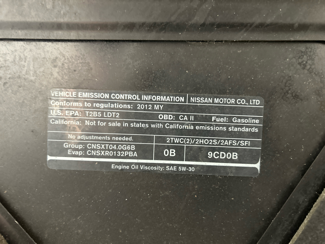 Nissan Xterra 4WD 4dr Auto Pro-4X 2012