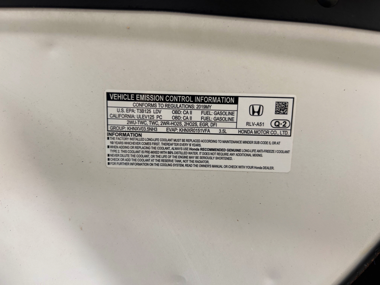 Honda Pilot Touring 7-Passenger AWD 2019