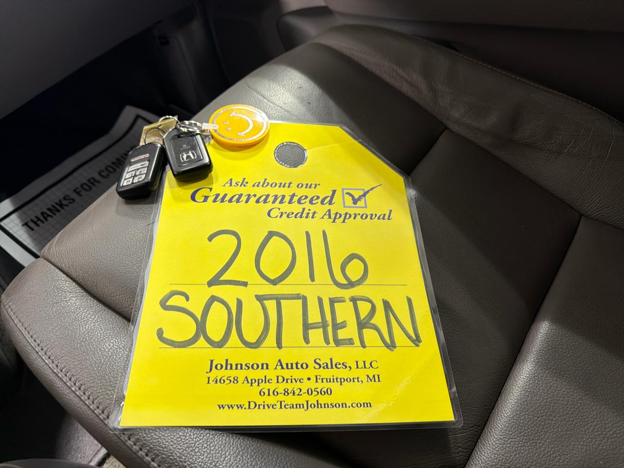 Honda Odyssey 5dr Touring Elite 2016