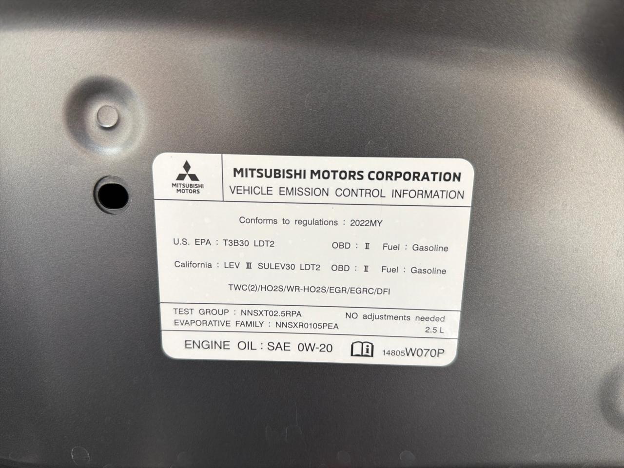 Mitsubishi Outlander SE FWD *Ltd Avail* 2022