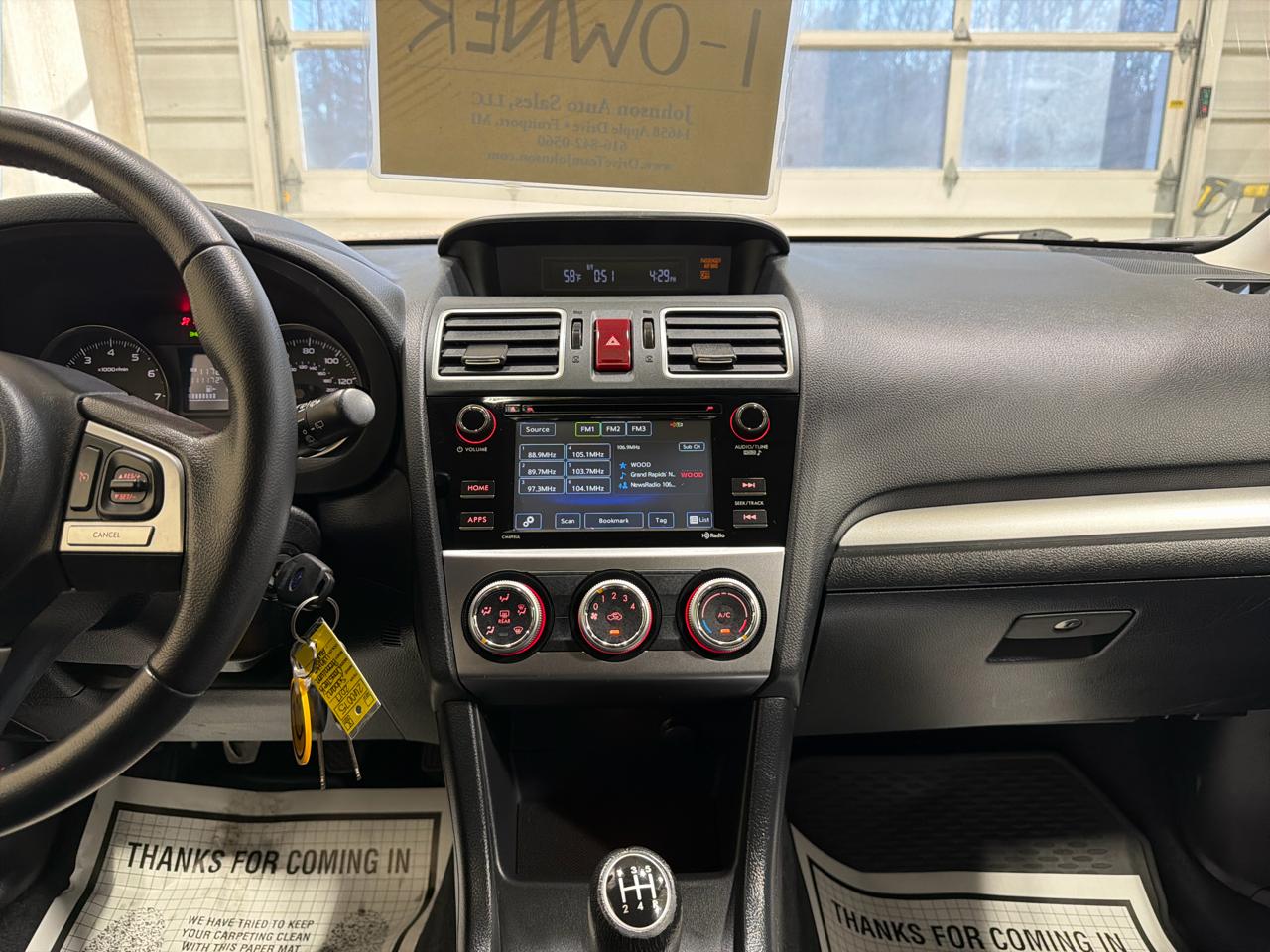 Subaru Crosstrek 2.0i Premium Manual 2017