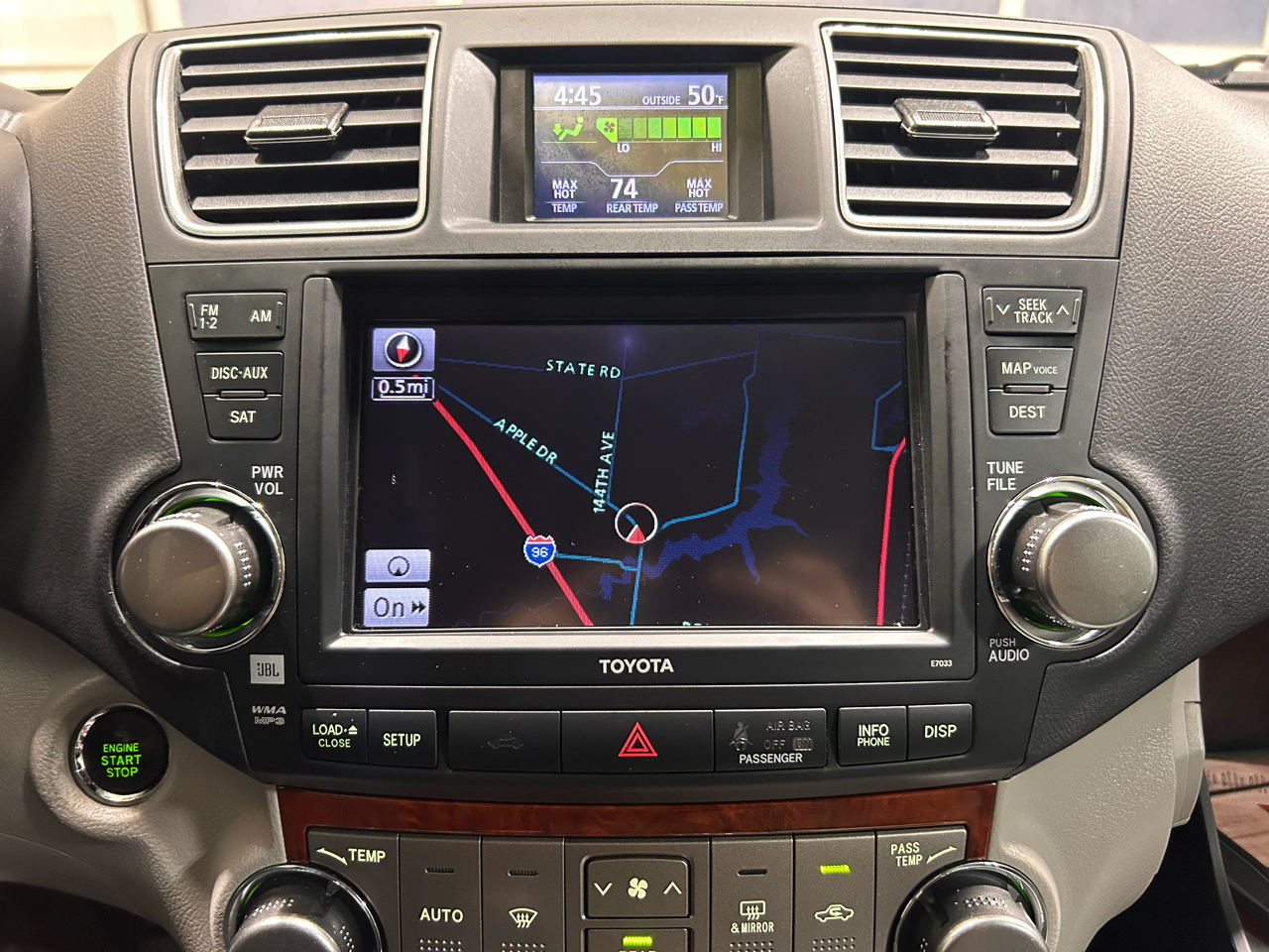 Toyota Highlander FWD 4dr V6 Limited (Natl) 2012