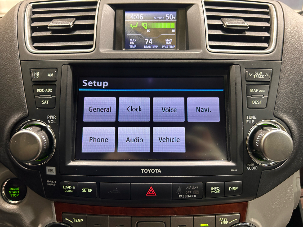 Toyota Highlander FWD 4dr V6 Limited (Natl) 2012