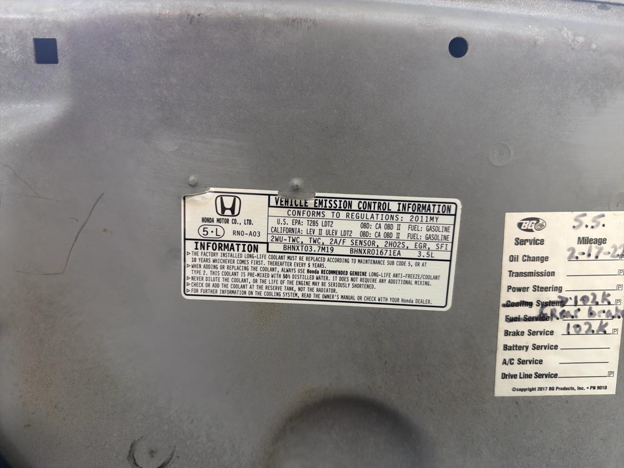 Honda Pilot 2WD 4dr EX-L 2011