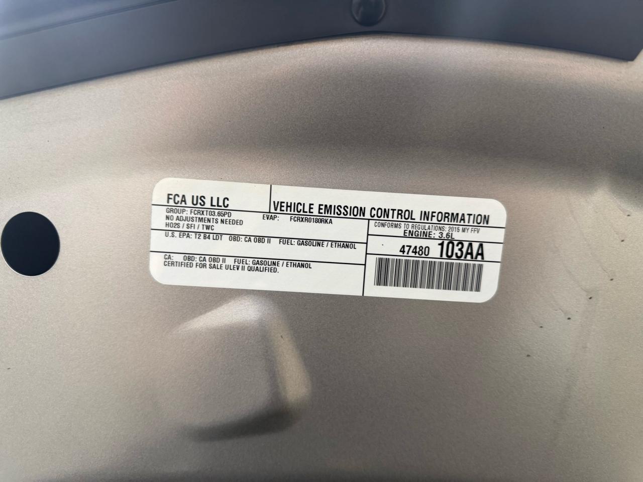 Dodge Durango AWD 4dr SXT 2015