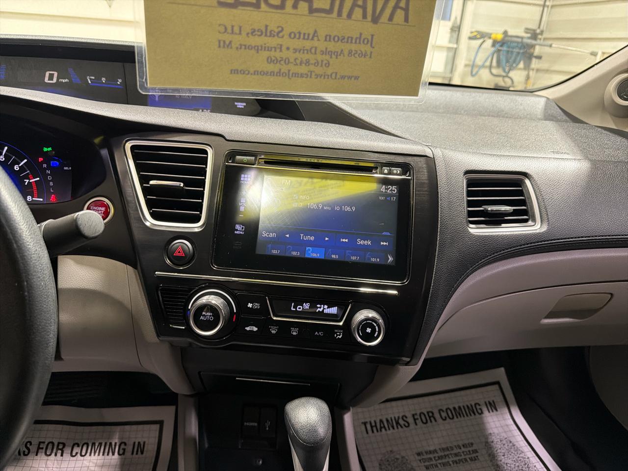 Honda Civic Sedan 4dr CVT EX 2015