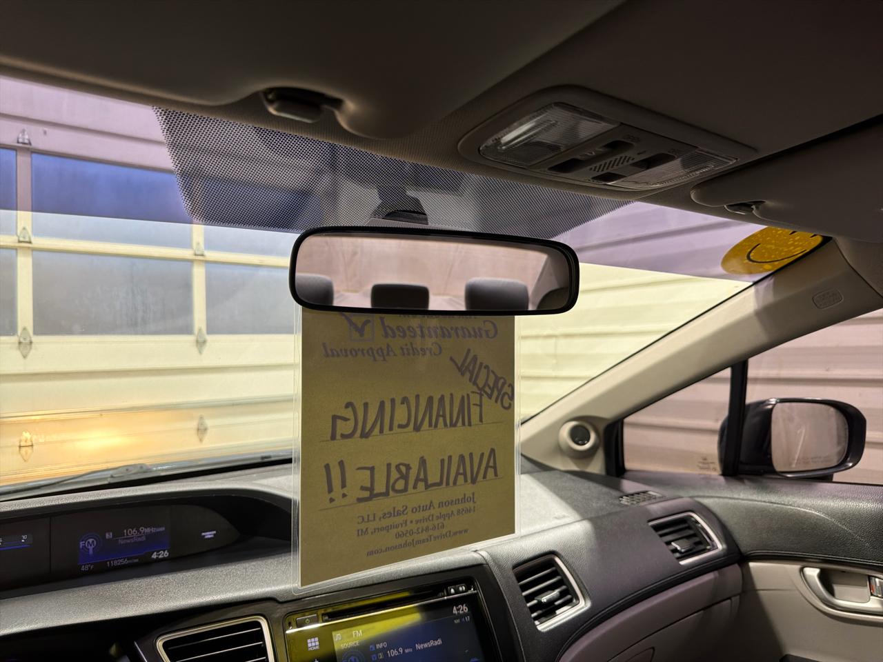 Honda Civic Sedan 4dr CVT EX 2015