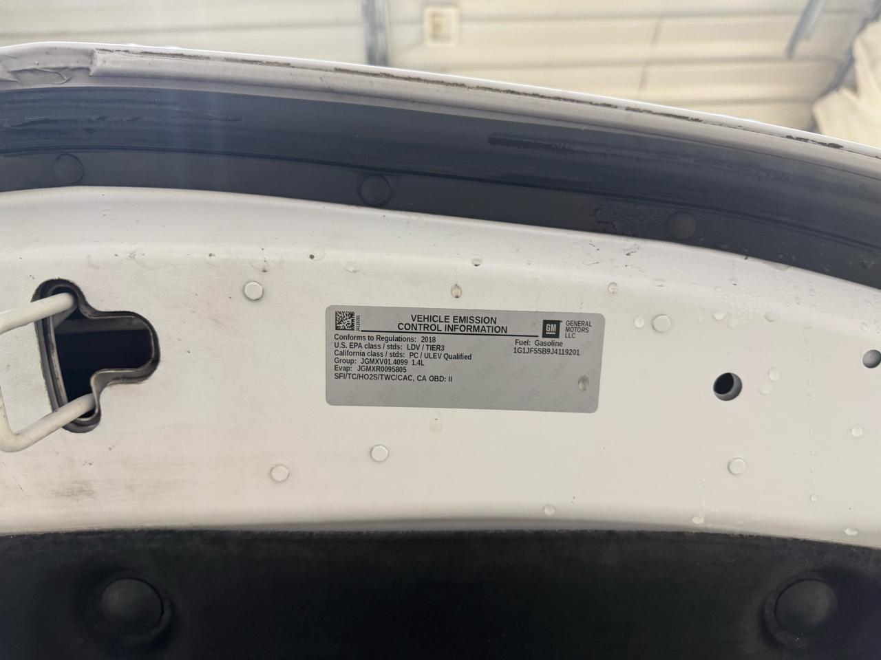 Chevrolet Sonic 4dr Sdn Auto Premier 2018