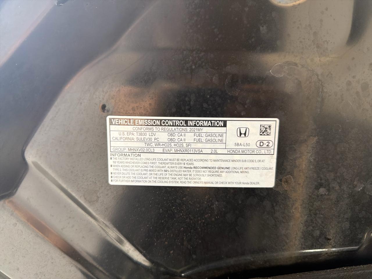 Honda Civic Sedan Sport CVT 2021