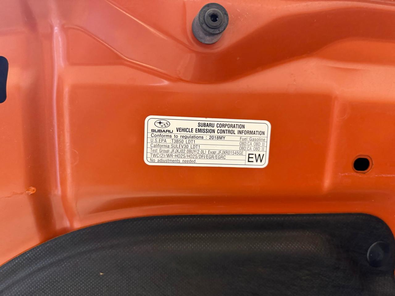 Subaru Crosstrek 2.0i Premium CVT 2018