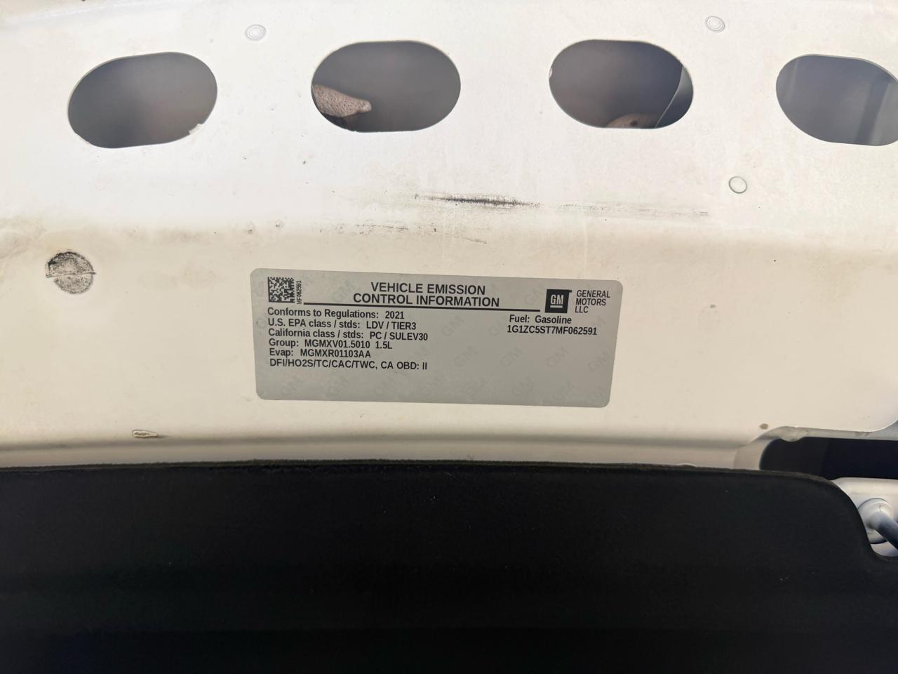 Chevrolet Malibu 4dr Sdn LS w/1FL 2021