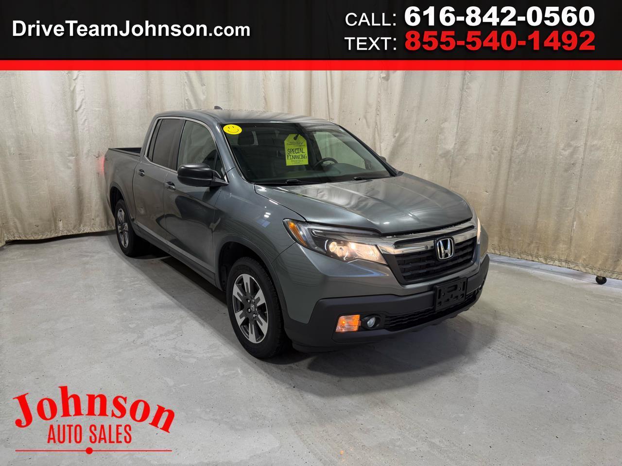 Honda Ridgeline RTL 4x4 Crew Cab 5.3' Bed 2017