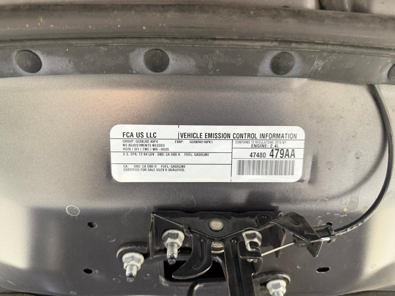 Jeep Cherokee FWD 4dr Latitude 2016