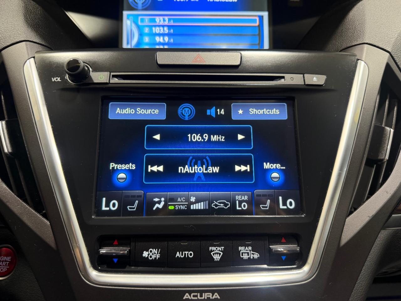 Acura MDX FWD 4dr Tech Pkg 2015