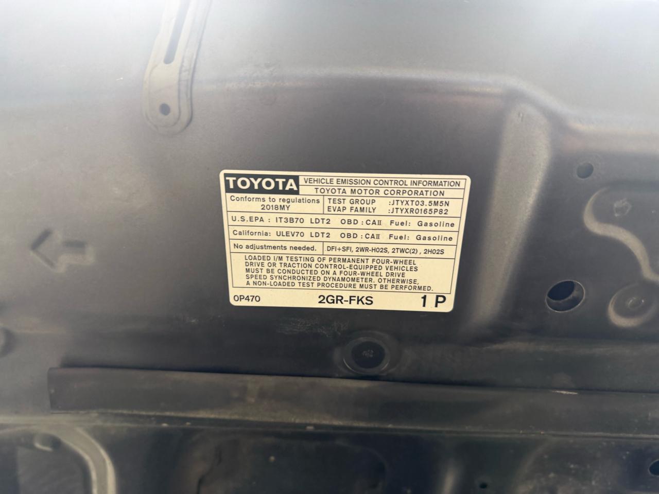 Toyota Tacoma SR5 Double Cab 6' Bed V6 4x4 AT (Natl) 2018
