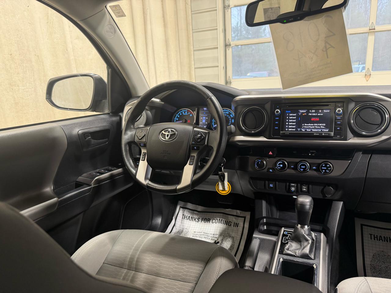 Toyota Tacoma SR5 Double Cab 6' Bed V6 4x4 AT (Natl) 2018