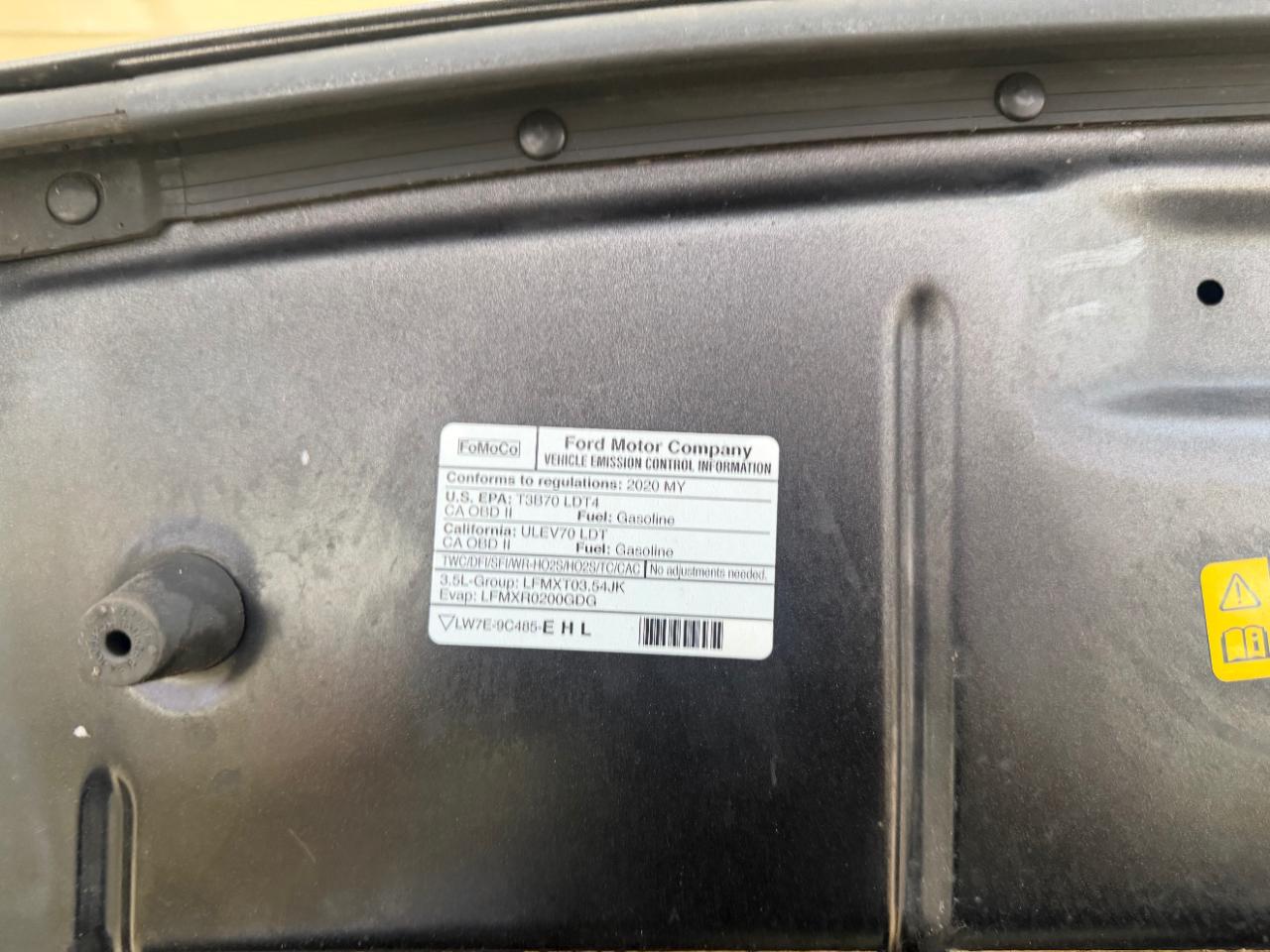 Ford F-150 Lariat 4WD SuperCrew 5.5' Box 2020