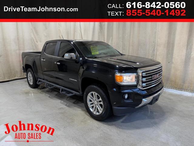 Black 2016 GMC Canyon Pickup Truck Four-Wheel Drive Automatic