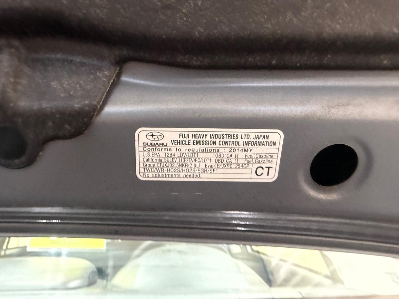 Subaru Impreza Wagon 5dr Auto 2.0i Premium 2014