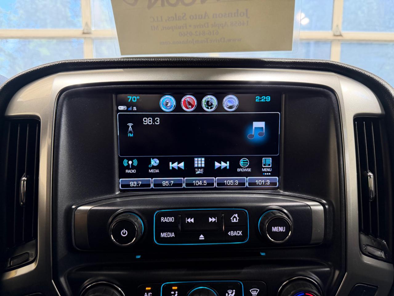 Chevrolet Silverado 1500 4WD Double Cab 143.5" LT w/1LT 2017