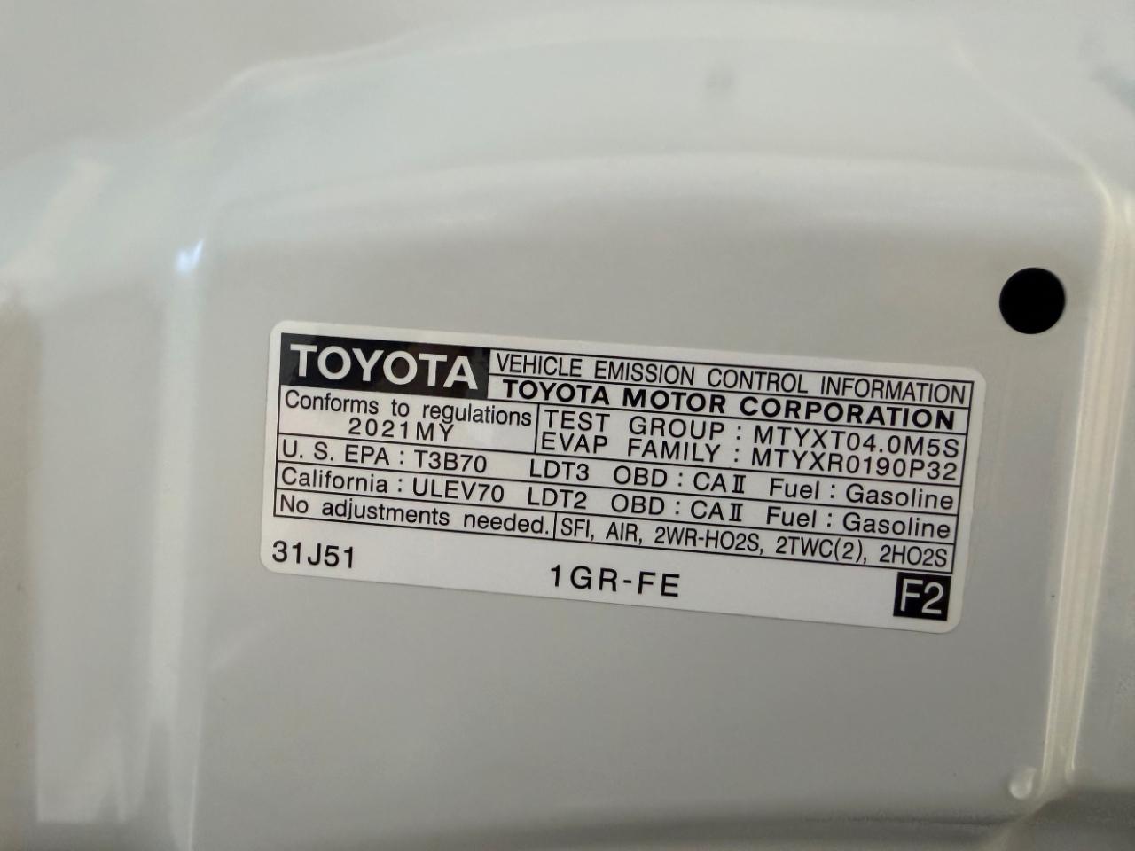 Toyota 4Runner SR5 Premium 4WD (Natl) 2021